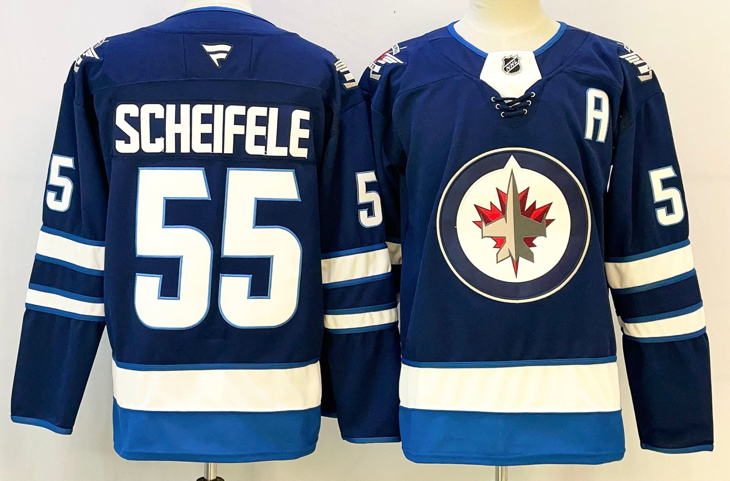 Men Winnipeg Jets #55 Scheifele Blue 2026 Adidias NHL Jersey style 001